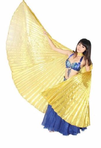 Isis Wings Egyptian Belly Dance 270 Degrees Costume Shining Without Sticks