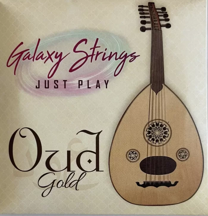 Galaxy Oud Strings, Golden Carbon and silver wound string, 11 Strings.