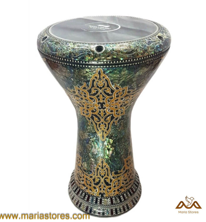 New Generation Doumbek, 17" Professional Darbuka, Real MOP made by Bavly Music. - Image 4