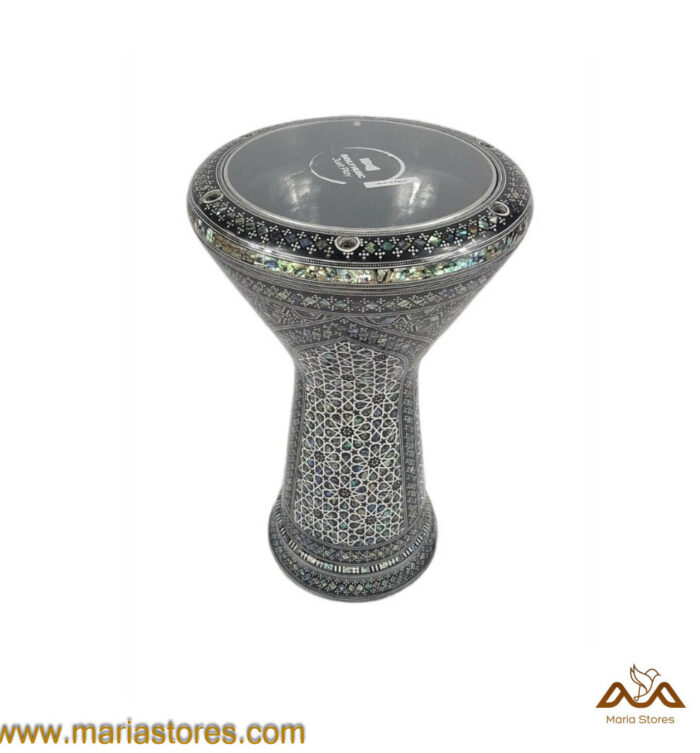 New Generation Doumbek, 17" Professional Darbuka, Real MOP made by Bavly Music. - Image 2