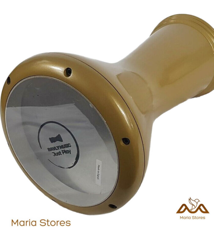 maria stores , Doumbek Drum Darbuka, Professional Aluminum Cast,Bavly Music Brand,17" Gold.