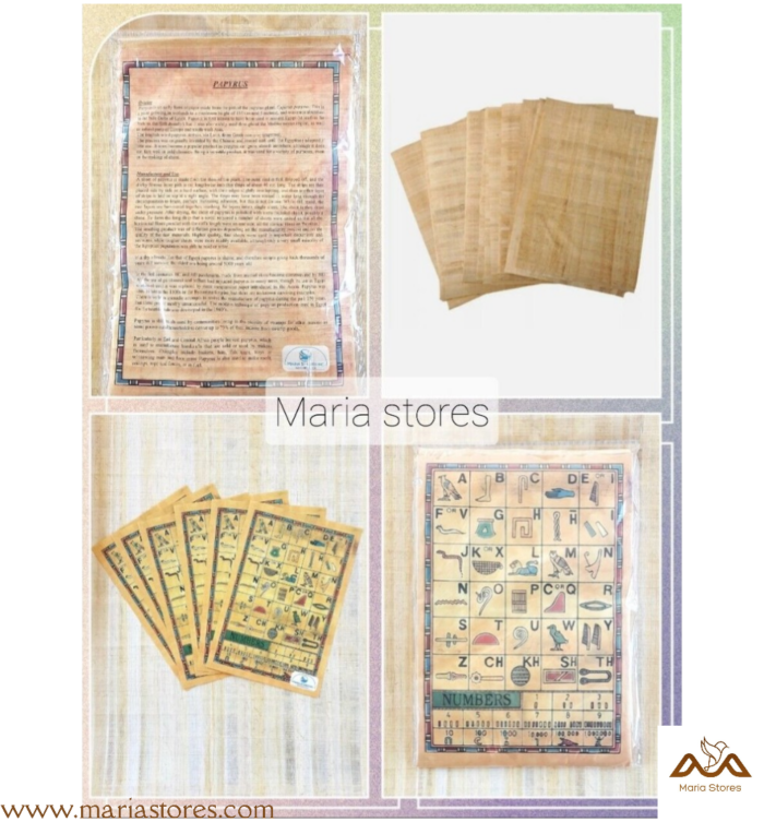 20 sheets light papyrus