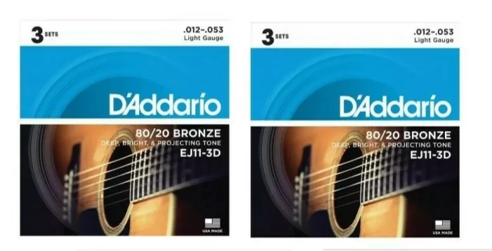 D'Addario EJ11 Light Acoustic Guitar Strings