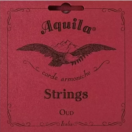 Aquila oud strings, Supernylgut, Arabic tuning. (CC,GG,DD,AA,FF,C)