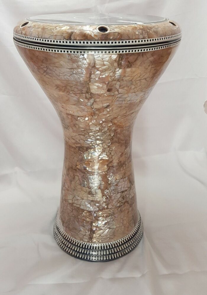 Doumbek Drum,17" Professional Darbuka, Real mother of pearl made by Bavly Music. - Image 4