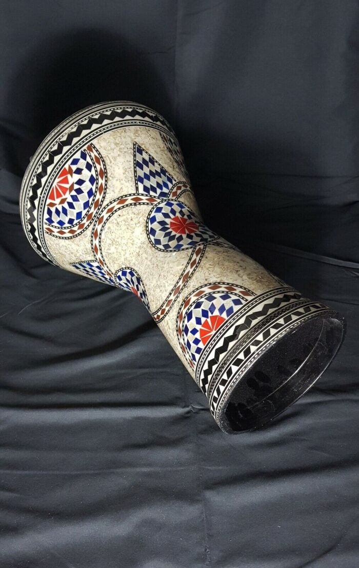 Doumbek Drum,17" Professional Darbuka, Real mother of pearl made by Bavly Music. - Image 2