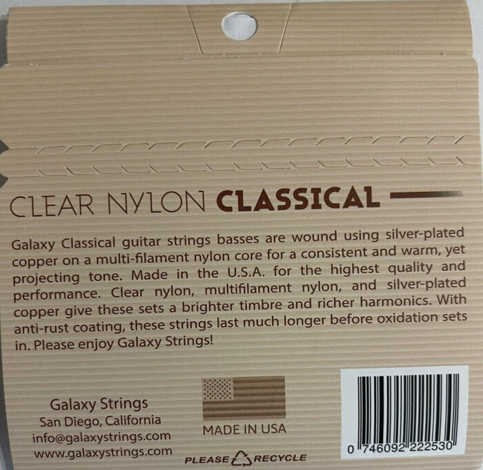 Galaxy Classical guitar strings Hard Tension. - Image 2