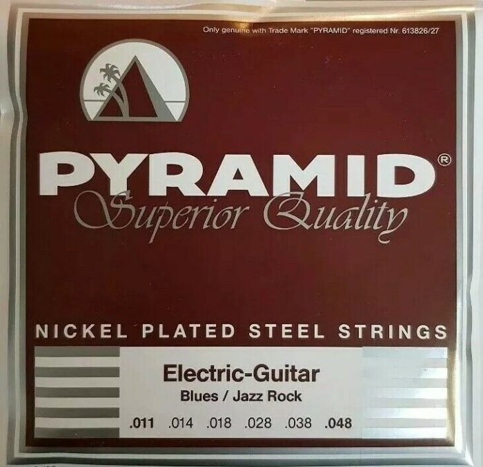 Pyramid Nickel Plated Electric Guitar Strings Blues/Jazz Rock 11-48