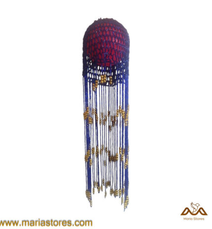 Blue gold Pink Silver Belly Dance Beaded Cap Handcrafted with beadwork and an adjustable fit, adding elegance and cultural flair to your performance.