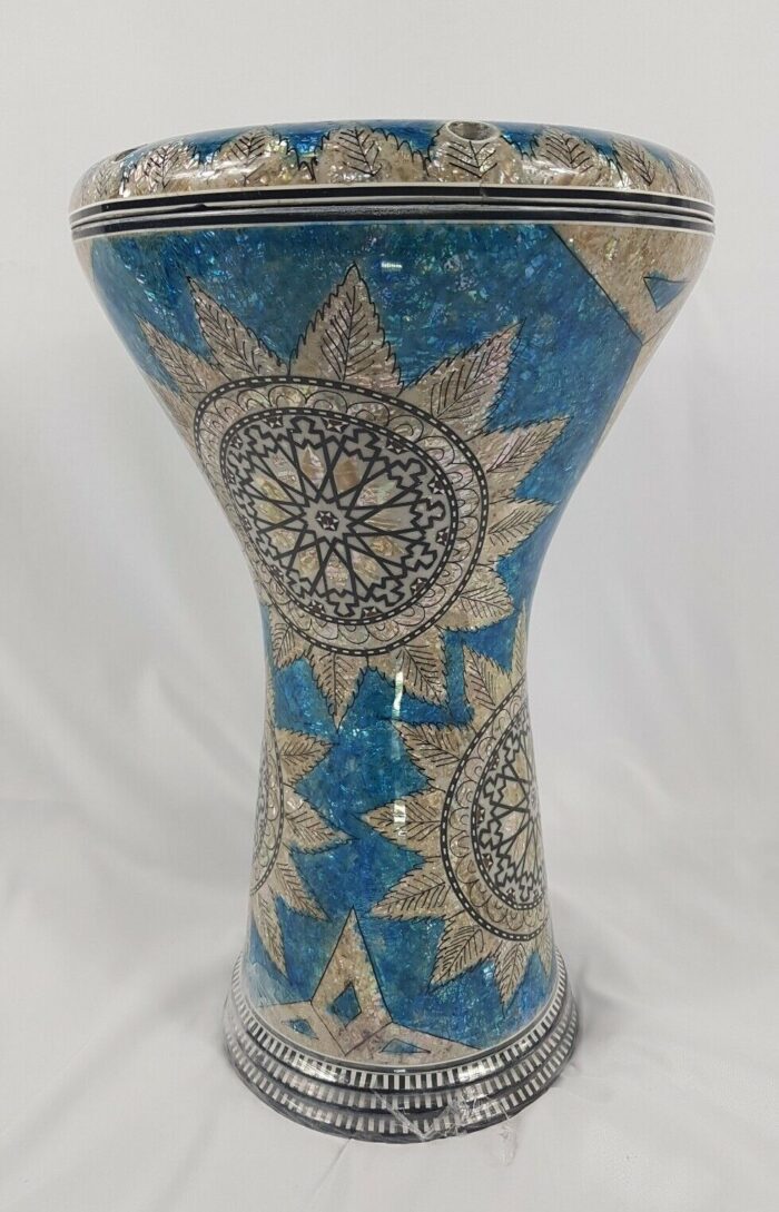 Doumbek Drum,17" Professional Darbuka, Real mother of pearl made by Bavly Music. - Image 5