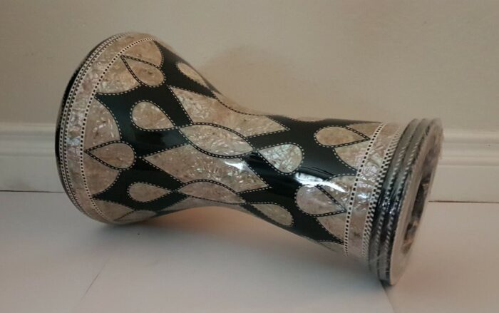 Doumbek Drum,17" Professional Darbuka, Real mother of pearl made by Bavly Music. - Image 3