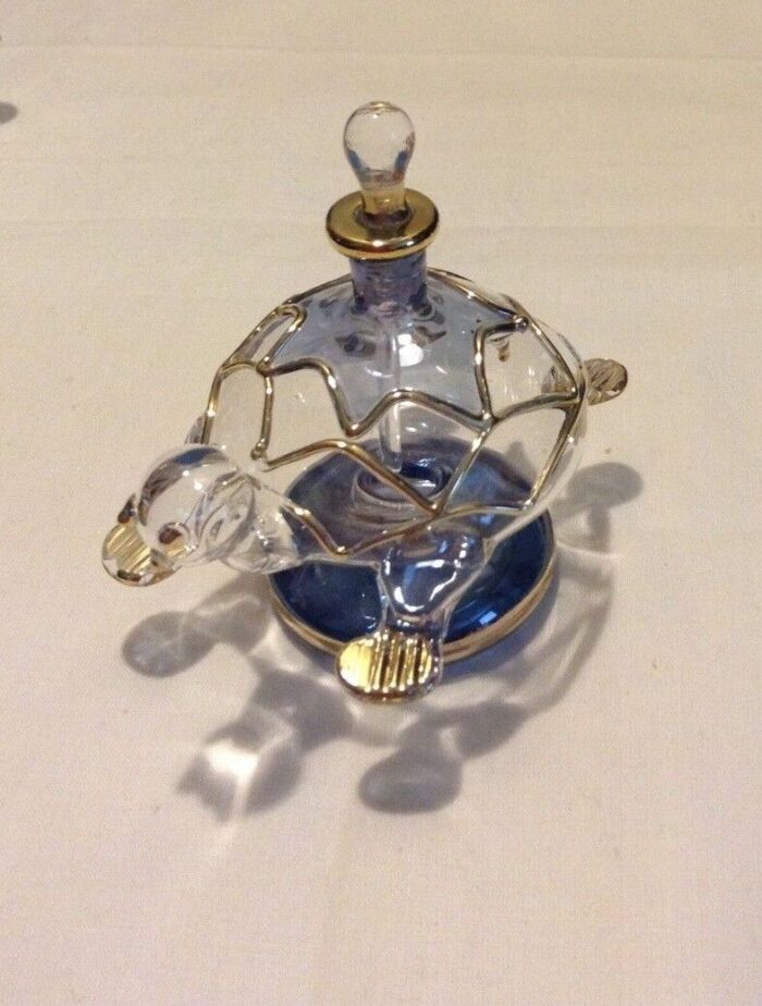 New Perfume Bottle, Egyptian Handmade, Blown Glass . - Image 2