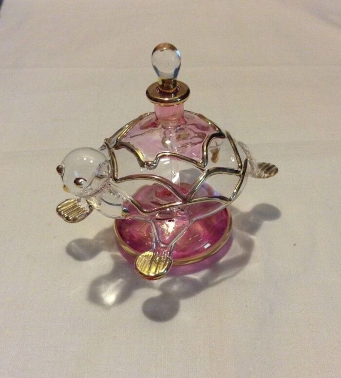 New Perfume Bottle, Egyptian Handmade, Blown Glass . - Image 4