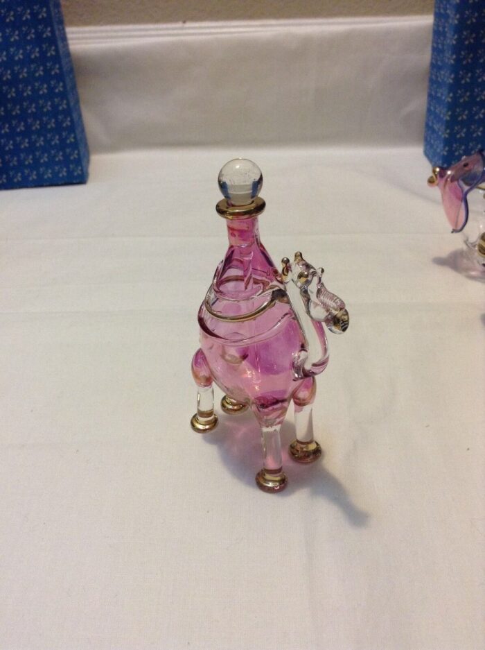 New Perfume Bottle, Egyptian Handmade, Blown Glass . - Image 3