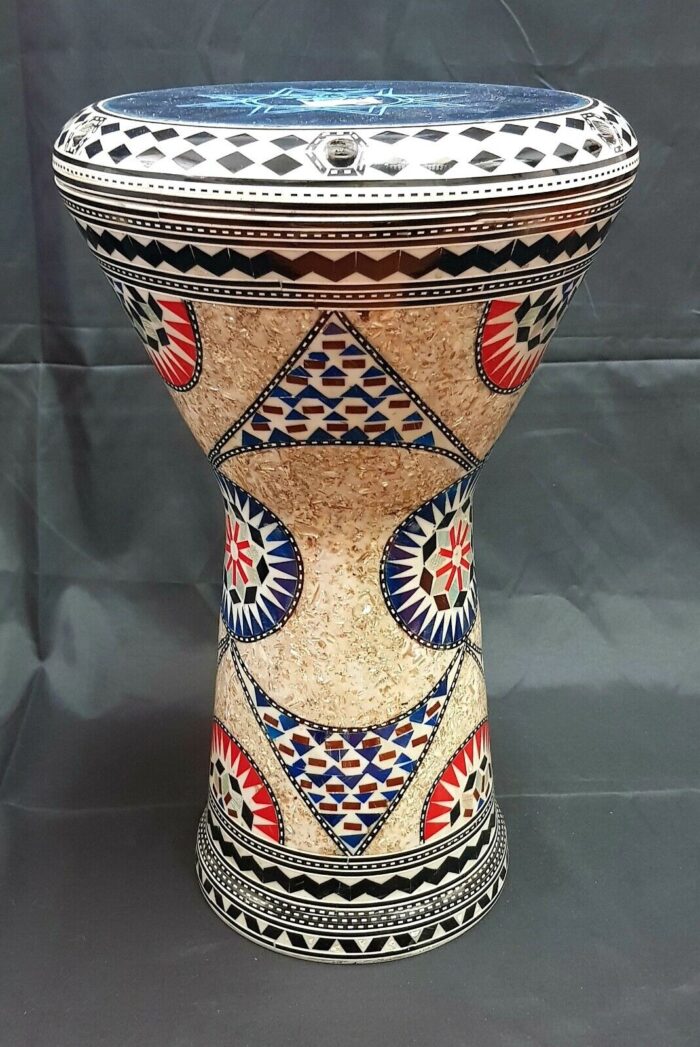 Doumbek Drum,17" Professional Darbuka, Real mother of pearl made by Bavly Music. - Image 4