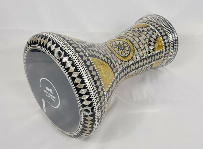 Doumbek Drum,17" Professional Darbuka, Real mother of pearl made by Bavly Music. - Image 3