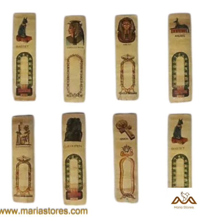 Bookmarks Egyptian Papyrus.